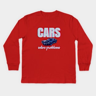 Cars solve problems Kids Long Sleeve T-Shirt